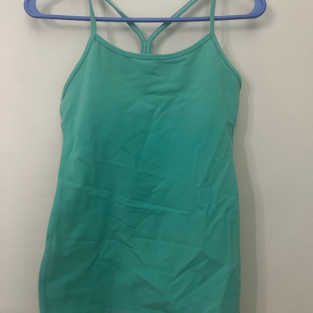 Teal Lululemon tank top